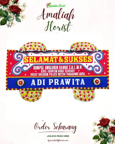 Papan Bunga Ucapan Selamat Plamongansari